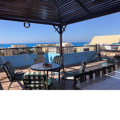 Green Beach Resort, a sea view two bedrooms rooftop chalet with a large terrace -Adults only