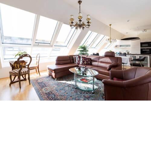 Großes Penthouse #12 mit Terrasse und Aussicht