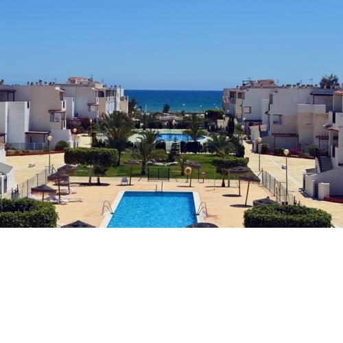 Ground floor apartment in Vera Playa, private patio, west facing