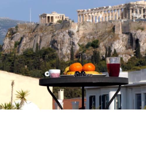 Happy place at the foot of Acropolis