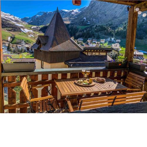 Heimelige Ferienwohnung mit Sicht in die Bergwelt