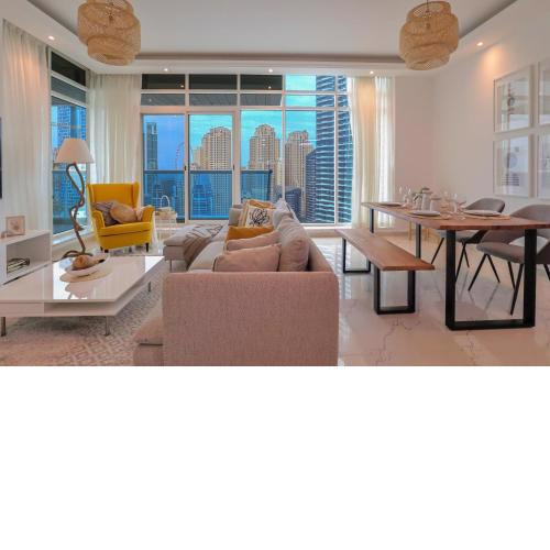 HiGuests - Charming Apartment with Marina and Dubai Eye views