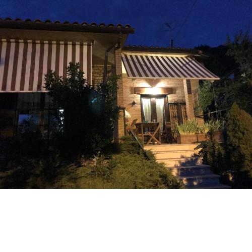 hilltop villa garden with jacuzzi great views