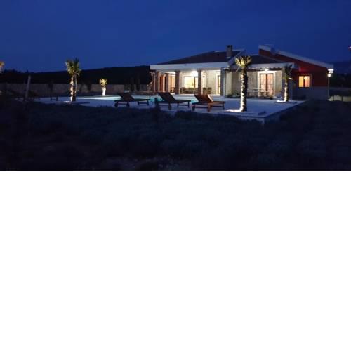 Holiday house in Novalja with sea view, terrace, air conditioning, Wi-Fi (4844-1)