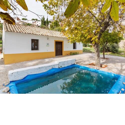 House with 2 bedrooms in Albanchez de Magina with wonderful mountain view private pool and enclosed garden
