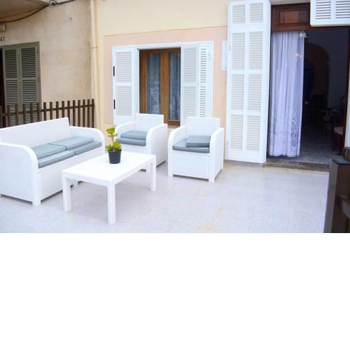 House with 2 bedrooms in Can Picafort with wonderful city view furnished terrace and WiFi 500 m from the beach