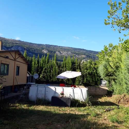 House with 2 bedrooms in Iraneta with wonderful mountain view enclosed garden and WiFi 60 km from the beach
