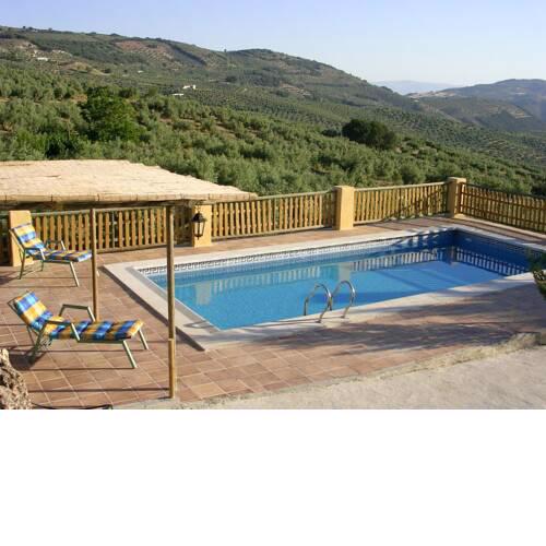 House with 2 bedrooms in Montefrio with wonderful mountain view private pool enclosed garden 80 km from the slopes