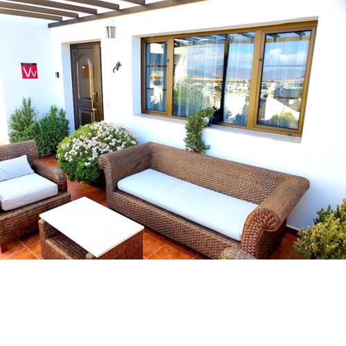 House with 2 bedrooms in Tinajo with wonderful sea view private pool enclosed garden