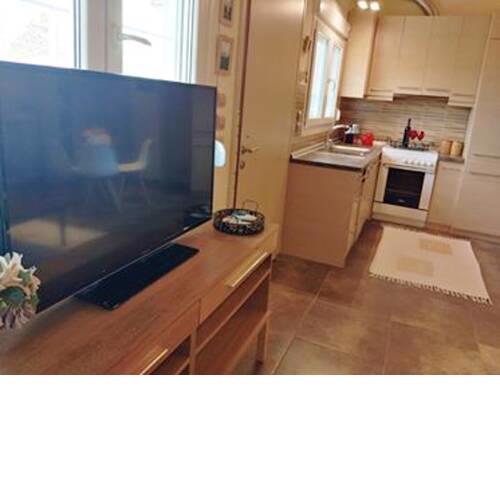 House with 2 bedrooms in Νέα Ποτίδαια with wonderful sea view enclosed garden and WiFi