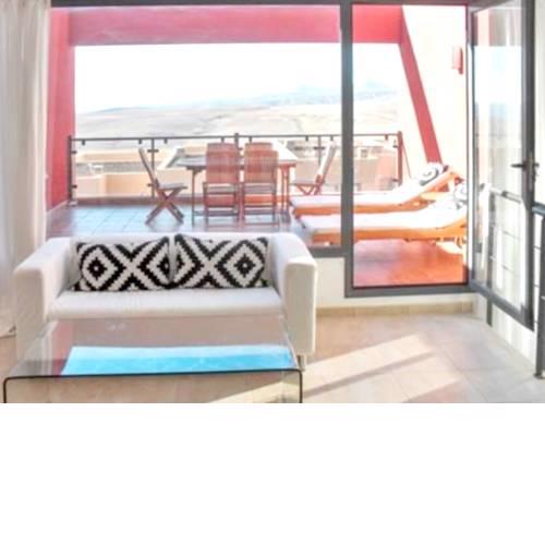 House with 3 bedrooms in Antigua with wonderful sea view shared pool furnished terrace 3 km from the beach