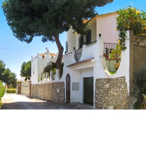 House with 3 bedrooms in Benajarafe with wonderful sea view private pool enclosed garden 300 m from the beach