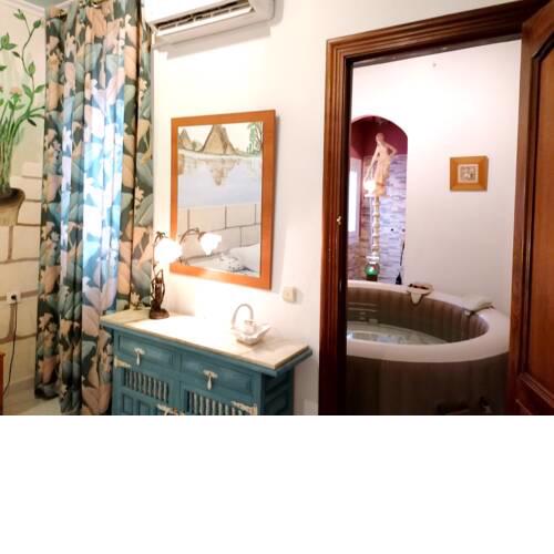 House with 3 bedrooms in Calamonte with furnished terrace and WiFi