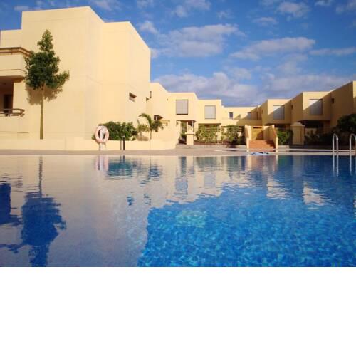 House with 3 bedrooms in Granadilla with wonderful mountain view shared pool furnished terrace 100 m from the beach
