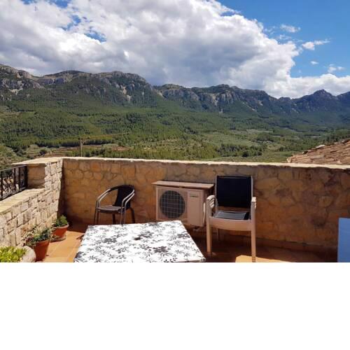 House with 3 bedrooms in Pauls with wonderful mountain view furnished terrace and WiFi 30 km from the beach