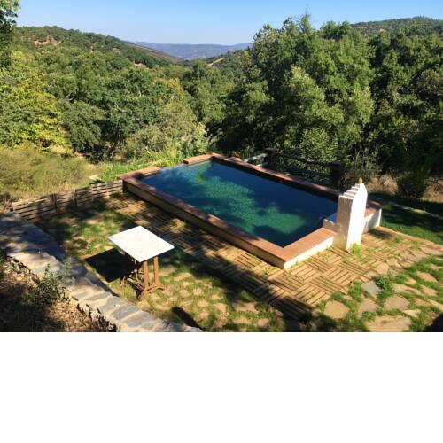 House with 4 bedrooms in Aracena with wonderful mountain view private pool and furnished garden 115 km from the beach
