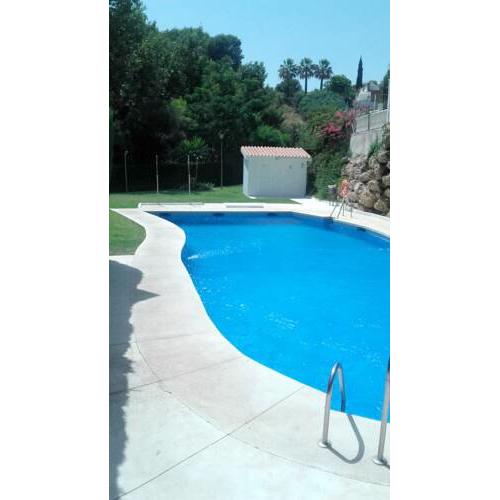 House with 4 bedrooms in Benalmadena with wonderful sea view shared pool and furnished terrace 100 m from the beach