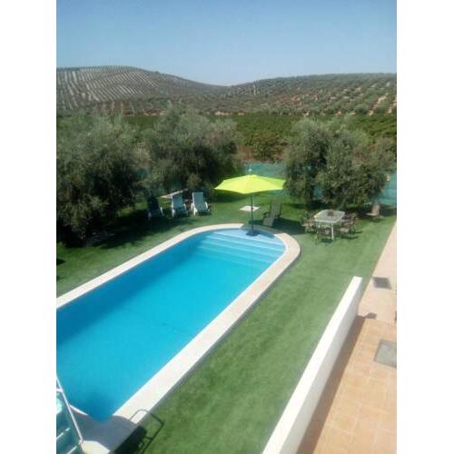 House with 4 bedrooms in MontillaCordoba with wonderful mountain view shared pool enclosed garden 132 km from the beach