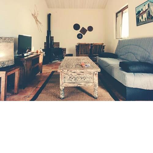 House with one bedroom in Canamero with wonderful mountain view shared pool and furnished garden