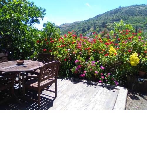 House with one bedroom in Las Lagunetas Vega de San Mateo with wonderful mountain view furnished terrace and WiFi 30 km from the beach
