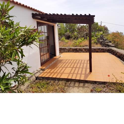 House with one bedroom in Los Llanos with wonderful sea view shared pool furnished garden 9 km from the beach