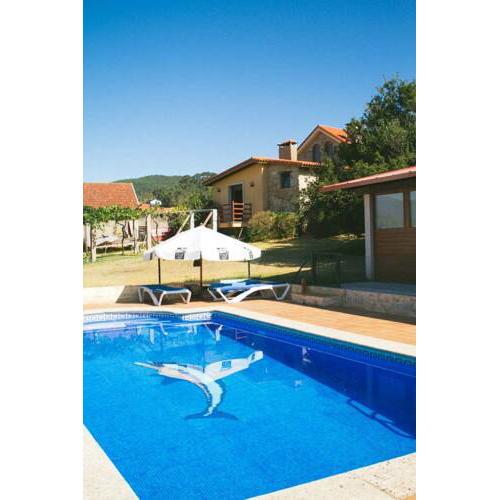 House with one bedroom in Redondela with wonderful mountain view shared pool and enclosed garden 2 km from the beach