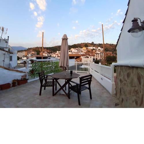 House with one bedroom in Riogordo with wonderful mountain view private pool and furnished garden
