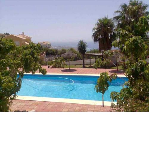 House with one bedroom in Salobrena with wonderful sea view shared pool furnished terrace 2 km from the beach