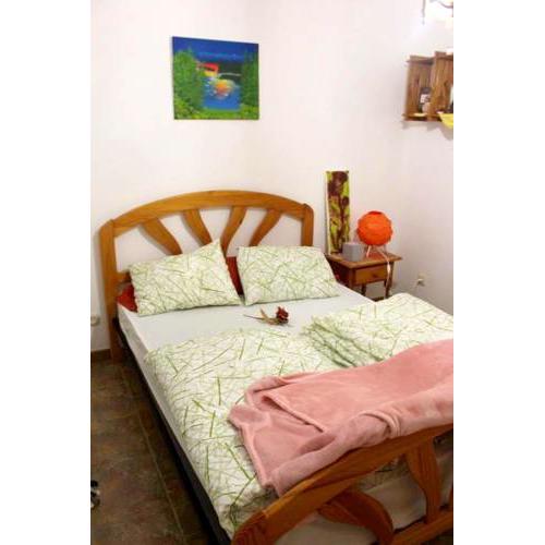 House with one bedroom in Vallehermoso with wonderful sea view enclosed garden and WiFi 2 km from the beach