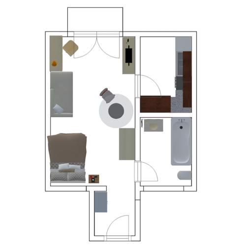 HSH Serviced 1.5 Room Apartment - Downtown Zürich Bellevue