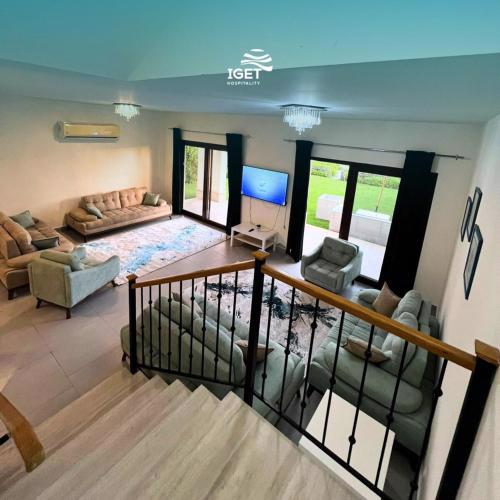 i get twin house villa for rent in marassi north coast