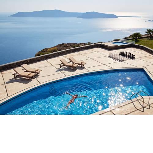 Imerovigli Villa Sleeps 10 Pool Air Con WiFi