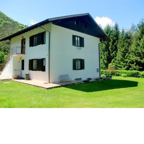 In a sunny position in the nature nearby the Lake Ledro