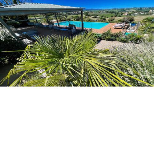 Jacuzzi and infinity pool nestle in wondrous gardens that surround 6 aptsaircon