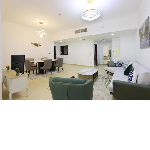 JBR The Walk - Gardenia Shams 2 Suite - Bright 3 bedroom Plus maid room