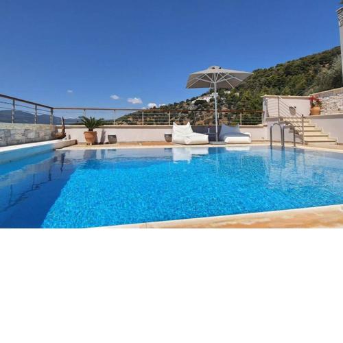 Kalavria Luxury Suites, Afroditi Suite with magnificent sea view and private swimming pool.