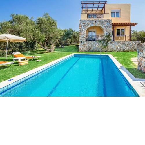 Kalyves Villa Sleeps 4 with Pool Air Con and WiFi