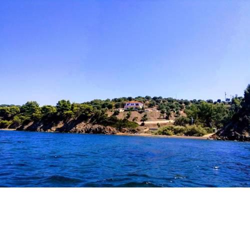 Kanistro Villa with a View and Private Beach