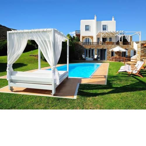 Kato Fellos Villa Sleeps 8 with Pool Air Con and WiFi