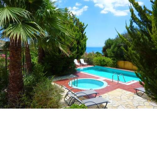 Kato Kateleios Villa Sleeps 7 with Pool and Air Con
