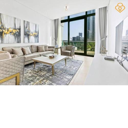 Keysplease Burj Khalifa View, 2 BR Apt connected to Dubai Mall