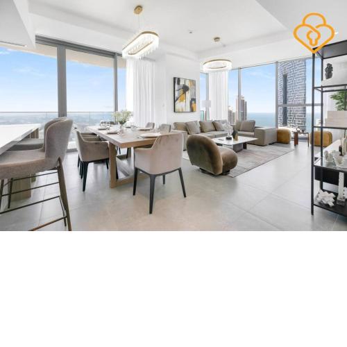 Keysplease Luxury 3 B/R Fascinating Sea & Dubai Marina Views