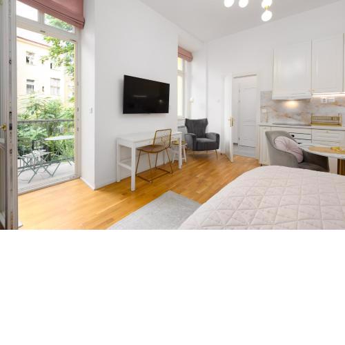 Klidný a stylový apartmán u Václavského náměstí