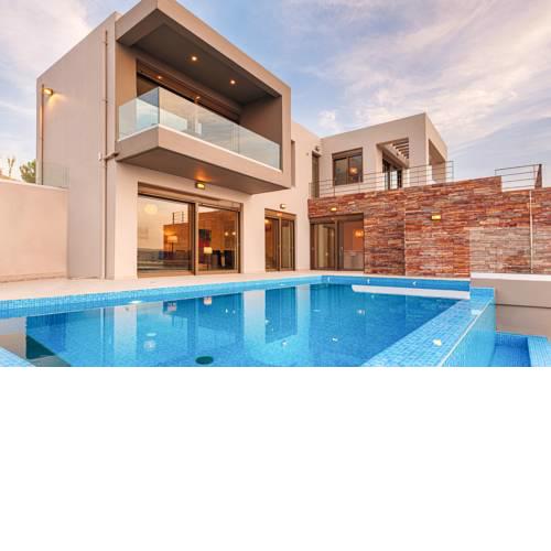 Kokkinon Khorion Villa Sleeps 10 with Pool Air Con and WiFi