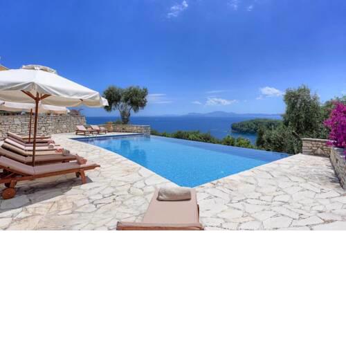 Kouloura Villa Sleeps 11 with Pool Air Con and WiFi