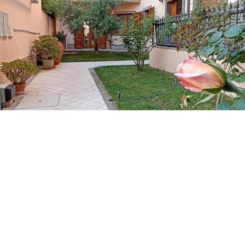 La casa immersa nel verde