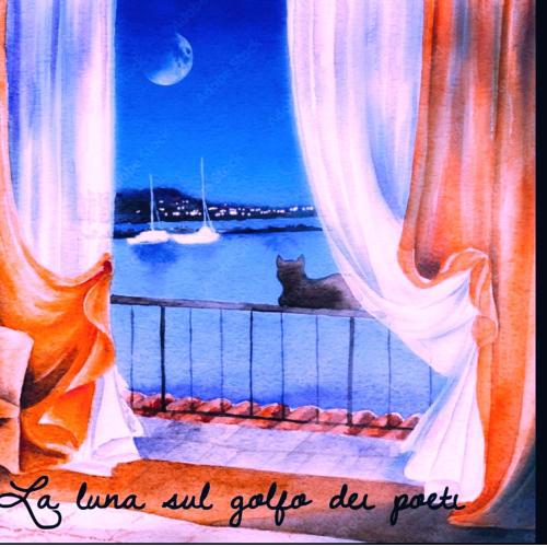 La luna sul golfo dei poeti
