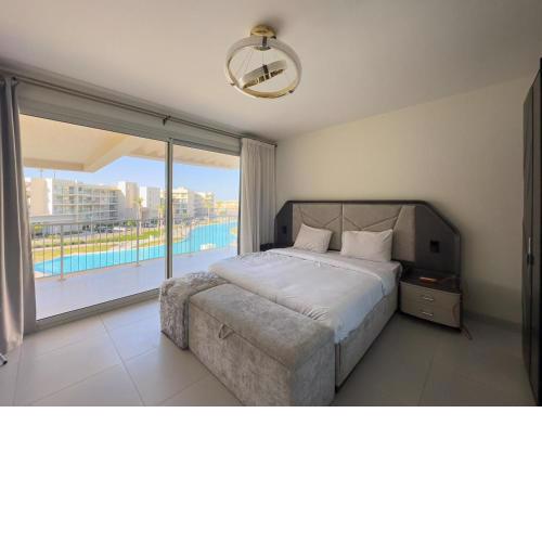 Lagoon chalet in marina views 3 bedrooms perfect view exm68