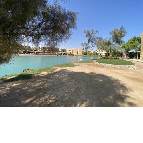 Lagoon view cozy studio in El Gouna