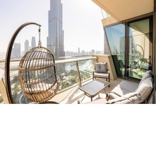 LARBI Breathtaking Burj and Fountain View Luxurious 2 Bed